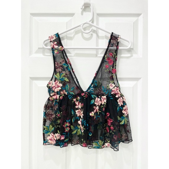 Urban Outfitters Ecote Sheer embroidered tank - Picture 2 of 15